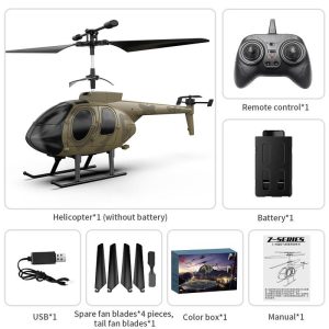 Md800 Remote Control Helicopter 3.5 Ch RC Helicopters with Gyro 2.4g Indoor Flying Toy Camouflage  |   RC Helicopters RC Drones & Vehicles Camouflage