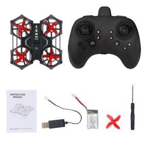 Mini RC Drone 2.4G Gesture Sensing Throw Flying Self Stabilization 2 In 1 Remote Control Quadcopter Toys Black  |   RC Helicopters RC Drones & Vehicles Black