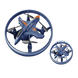 Mini RC Drone with LED Light 2.4g 360 Degree Rotation Headless Mode Fixed Altitude Remote Control Quadcopter Blue  |   RC Quadcopters RC Drones & Vehicles Blue