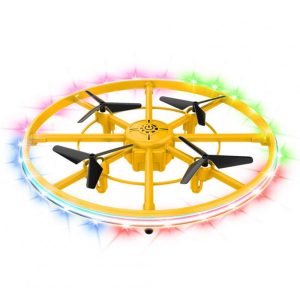 Mini RC Drone with LED Light Smart Altitude Hold Obstacle Avoidance Remote Control Quadcopter Yellow Foam  |   RC Quadcopters RC Drones & Vehicles RC Quadcopters