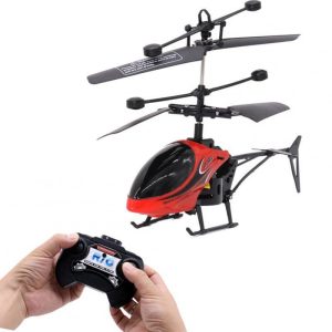 Mini Two-channel Remote Control Aircraft Helicopter Rc Drone Model Children Educational Electric Toys red  |   RC Helicopters RC Drones & Vehicles RC Helicopters