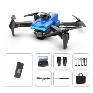 Mini Xt2 Drone 4k Hd Dual Camera Four Side Obstacle Avoidance Optical Flow Positioning Foldable Quadcopter Child Dron Airplane Blue 1 battery (536g)  |   RC Drones RC Drones Blue + 1 battery (536g)