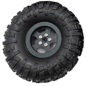 MN Model Metal Beadlock Wheel Rim Rubber Tires Set for MN45 D90 91 96 99 99S 99A 1/12 Rc Car Model Spare Parts DIY  black_1PC  |   RC Accessories RC Accessories Black + 1PC