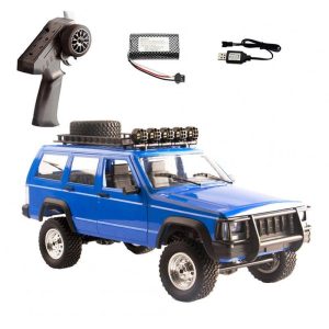 Mn78 1/12 2.4g Full Scale Cherokee Remote Control Car Four-wheel Drive Climbing Car Rc Toys For Boys Gifts blue 1 battery  |   RC Cars RC Cars Blue + 1 battery