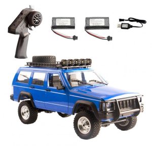 Mn78 1/12 2.4g Full Scale Cherokee Remote Control Car Four-wheel Drive Climbing Car Rc Toys For Boys Gifts blue 2 batteries  |   RC Cars RC Cars Blue + 2 batteries