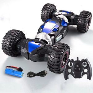 Plastic Gesture Induction Four-wheel Remote  Control  Car Twisting Off-road Vehicle Children Drift Rc Toys With Light Music C1-Blue-Climbing car  |   RC Cars RC Cars C1-Blue-Climbing car