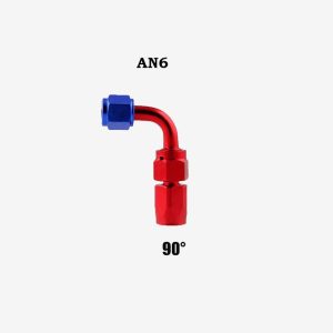 Professional AN6 Swivel Hose End Fitting Adapter for Oil/Fuel/Gas Hose Line  |   RC Accessories RC Accessories 90 degrees