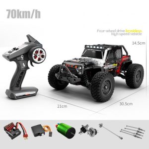 Q117 1:16 Full Scale High Speed RC Car Electric 4wd Off-road Vehicle for Children Black Red  |   RC Cars RC Cars Black red