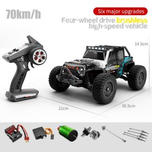 Q117 1:16 Full Scale High Speed Remote Control Car Electric 4wd Off-road Vehicle for Children Boys Birthday Gifts Blue  |   RC Cars RC Cars Blue