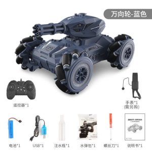 Q126 Remote Control Car Spray Tank Light Programming Drift Car Children Toys Blue wheel dual control  |   RC Cars RC Cars Blue wheel (dual control)