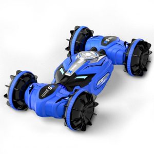 Q150 2.4GHz RC Stunt Car 1:16 4WD Amphibious Double-sieded Off-Road Climbing Remote Control Twist Car For Boys Gifts blue  |   RC Cars RC Cars Blue