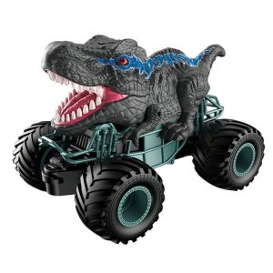 Q160 Kids Remote Control Dinosaur Car With Light Spray 2.4 GHz Rechargeable Rc Stunt Off-road Vehicle Toys For Kids Birthday Gifts A-GRAY  |   RC Cars RC Cars A-GRAY