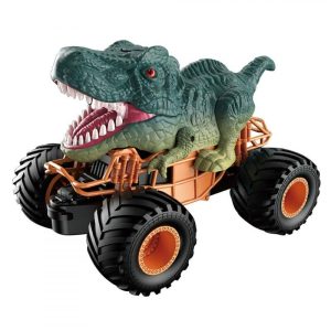 Q160 Kids Remote Control Dinosaur Car With Light Spray 2.4 GHz Rechargeable Rc Stunt Off-road Vehicle Toys For Kids Birthday Gifts A-GREEN  |   RC Cars RC Cars A green