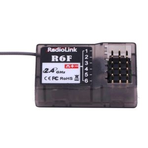 RadioLink R6F 2.4Ghz 6CH 2018 RC Receiver Accessory for RC6GS RC4GS RC3S RC4G T8FB Transmitter Hot Sale RC Receiver as shown  |   RC Accessories RC Accessories As shown