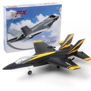 Rc Aircraft Fx935 Four-channel F35 Jet Electric Foam Airplane Toy black  |   RC Helicopters RC Drones & Vehicles Black