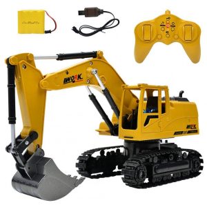 RC Alloy Construction Car Digger 8 CH Alloy Excavator 1:24 RC Construction Vehicle Toys Alloy Car Model As shown_1:24  |   RC Cars RC Cars As shown + 1:24