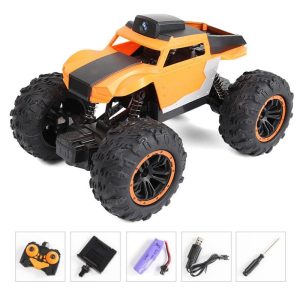 RC Car with 720p Wifi HD Camera 1:18 2.4g Suv Radio Control Climbing Car Remote Control Off-Road Vehicle Toys Orange  |   RC Cars RC Cars Orange