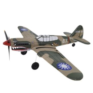 RC Plane P40 Fighter 400mm Wing Span 4ch 6-Shaft Gyro One-Key Aerobatic Rtf Remote Control Airplane  |   RC Helicopters RC Drones & Vehicles 761-13 Glider