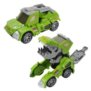 Remote Control Car Deformation Automatic Transform  with Light and Music Toy Car for Children Gift green  |   RC Cars RC Cars Green