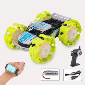 Remote Control Climbing Car Gesture Sensor Off-road Vehicle 4wd Alloy Stunt Car C500 Green with single RC  |   RC Cars RC Cars C500 green (single rc)