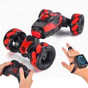 Remote Control Deformation Car with Light Gesture Induction Off-road Twisting Car Cv8818-91a Dual RC Red  |   RC Cars RC Cars CV8818-91A dual RC red