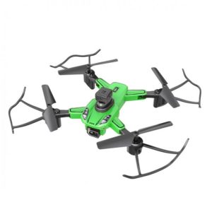 Remote Control Drone 4k Aerial Photography Dual Lens Four-sided Obstacle Avoidance Folding Aircraft Green 2 Batteries  |   RC Drones RC Drones Green 2 batteries