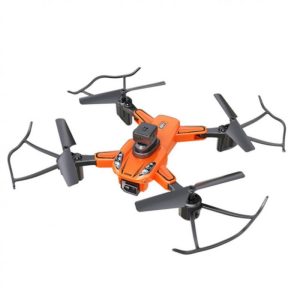 Remote Control Drone 4k Aerial Photography Dual Lens Four-sided Obstacle Avoidance Folding Aircraft Orange 2 Batteries  |   RC Drones RC Drones Orange + 2 batteries