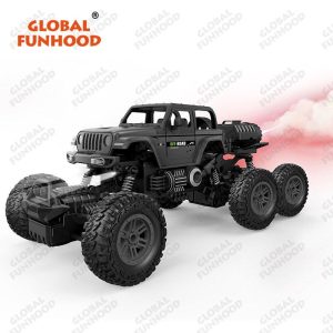 Remote Control Racing Car 6-channel Automatic Demonstration Spray Climbing Car with Searchlight 646-2 Gray  |   RC Cars RC Cars 646-2 Gray