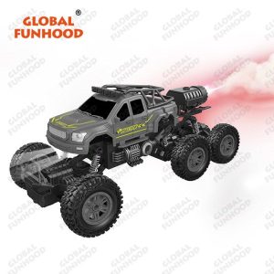 Remote Control Racing Car 6-channel Automatic Demonstration Spray Climbing Car with Searchlight 646-3 Gray  |   RC Cars RC Cars 646-3 Gray