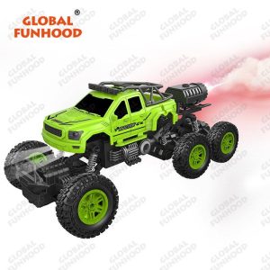 Remote Control Racing Car 6-channel Automatic Demonstration Spray Climbing Car with Searchlight 646-3 Green  |   RC Cars RC Cars 646-3 Green