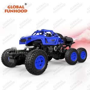 Remote Control Racing Car 6-channel Automatic Demonstration Spray Climbing Car with Searchlight 648-1 Blue  |   RC Cars RC Cars 648-1 Blue