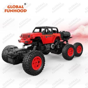 Remote Control Racing Car 6-channel Automatic Demonstration Spray Climbing Car with Searchlight 648-2 Red  |   RC Cars RC Cars 648-2 Red