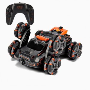 Remote Control Six Wheel Stunt Car Gesture Gravity Control Multifunctional Watch Remote Control 2.4g Children Toy Car Orange single control version  |   RC Cars RC Cars Orange single control version