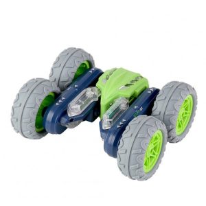 Remote Control Stunt Car Double-Sided 360° Rotating Tumbling Twisting Car With Light Music 2.4G Rechargeable RC Car For Boys Gifts green  |   RC Cars RC Cars Green