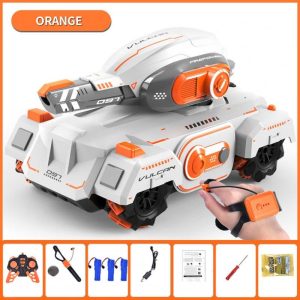 Remote Control Tank Toy Off-road Four-wheel Drive Water-Bomb Remote Control Car Gesture Sensing Children Rc Car Orange Dual RC 3 batteries  |   RC Cars RC Cars Orange Dual RC 3 batteries