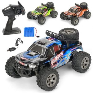 Remote controlled car Remote control furious 1:18 Scale RC Car 4D Off Road Vehicle 2.4G 20km/h Radio Remote Control Car Color blue  |   RC Cars RC Cars Color blue