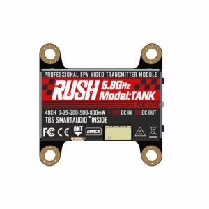 RUSH VTX TANK 5.8G 48CH Smart Audio 0-25-200-500-800mW Switchable AV Transmitter for RC Drone as shown  |   RC Accessories RC Accessories As shown