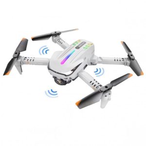 S1 Wi-fi Mini Drone With Wifi Signal Obstacle Avoidance Function Single /dual Camera 4k Infrared Drone White 1 battery  |   RC Drones RC Drones RC Drones