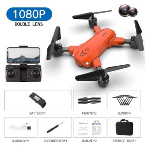 S80  2.4g  Drone Black Orange Drone Toy Orange 1080p dual camera  |   RC Drones RC Drones Orange 1080p dual camera