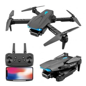 S89 Uav Hd 4k Aerial Photography Remote  Control  Quadcopter Dual Wifi Headless Mode Led Lights Folding Aircraft Model Toy For Boy Black dual camera  |   RC Drones RC Drones Black dual camera