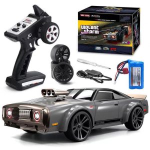 Scy 16303 1:14 2.4g RC Car 4wd Electric High Speed Off-road Drift Vehicle Flat Running Muscle Car with Led Light Blue  |   RC Cars RC Cars 16303 blue + 1:16