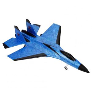 Su-35 RC Aircraft FX620 RC Glider With LED Light Fixed-Wing Remote Control Airplane Model Blue  |   RC Helicopters RC Drones & Vehicles Blue