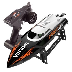 UdiR/C UDI001 33cm 2.4G Rc Boat 20km/h Max Speed with Water Cooling System 150m Remote Distance Toy black  |   RC Boats RC Boats Black