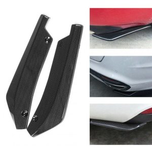 Universal Rear Bumper Lip Angle Splitters Diffuser Decorative Protection Winglets Side Skirt Extensions Carbon fiber color  |   RC Accessories RC Accessories Carbon fiber color