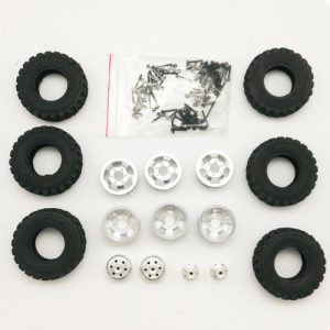 Upgrade DIY Double Tire Metal Modification Wheels Set For WPL B14 B24 B16 B36 JJRC Q60 Q61 Four/Six Drive Army Kass Special 4 drive metal wheels (including tires)  |   RC Accessories RC Accessories 4 drive metal wheels (including tires)