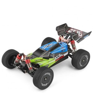 WLtoys 144001 RTR 2.4GHz RC 1/14 Scale Drift Racing Car 4WD Metal Chassis Shaft Ball Bearing Gear Hydraulic Shock Absober green with one battery  |   RC Cars RC Cars Green with one battery