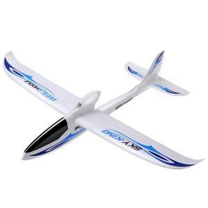 WLtoys F959s RC Airplane with Gyro Sky King 3ch Push-Speed Glider Remote Control Aircraft Model Blue  |   RC Helicopters RC Drones & Vehicles Blue