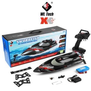 WLtoys WL916 2.4GHz RC Boat 55KM/H High Speed Brushless RC Speedboat with Light Capsize Protection Racing Boat Toys  |   RC Boats RC Boats RC Boats