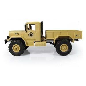 WPL B-14 RC Truck Remote Control 4 Wheel Drive Climbing Off-Road Vehicle Toy 2.4G Army Toys Car Shape with Head Lighting DIY KIT yellow_Vehicle  |   RC Cars RC Cars RC Cars