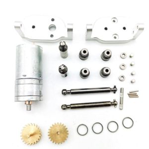 WPL C14 C24 C34 MN 90 91 Reversal Gear Box for 1/16 Buggy Crawler Off Road 2CH Vehicle Models RC Car Parts Metal Set Silver  |   RC Accessories RC Accessories RC Accessories